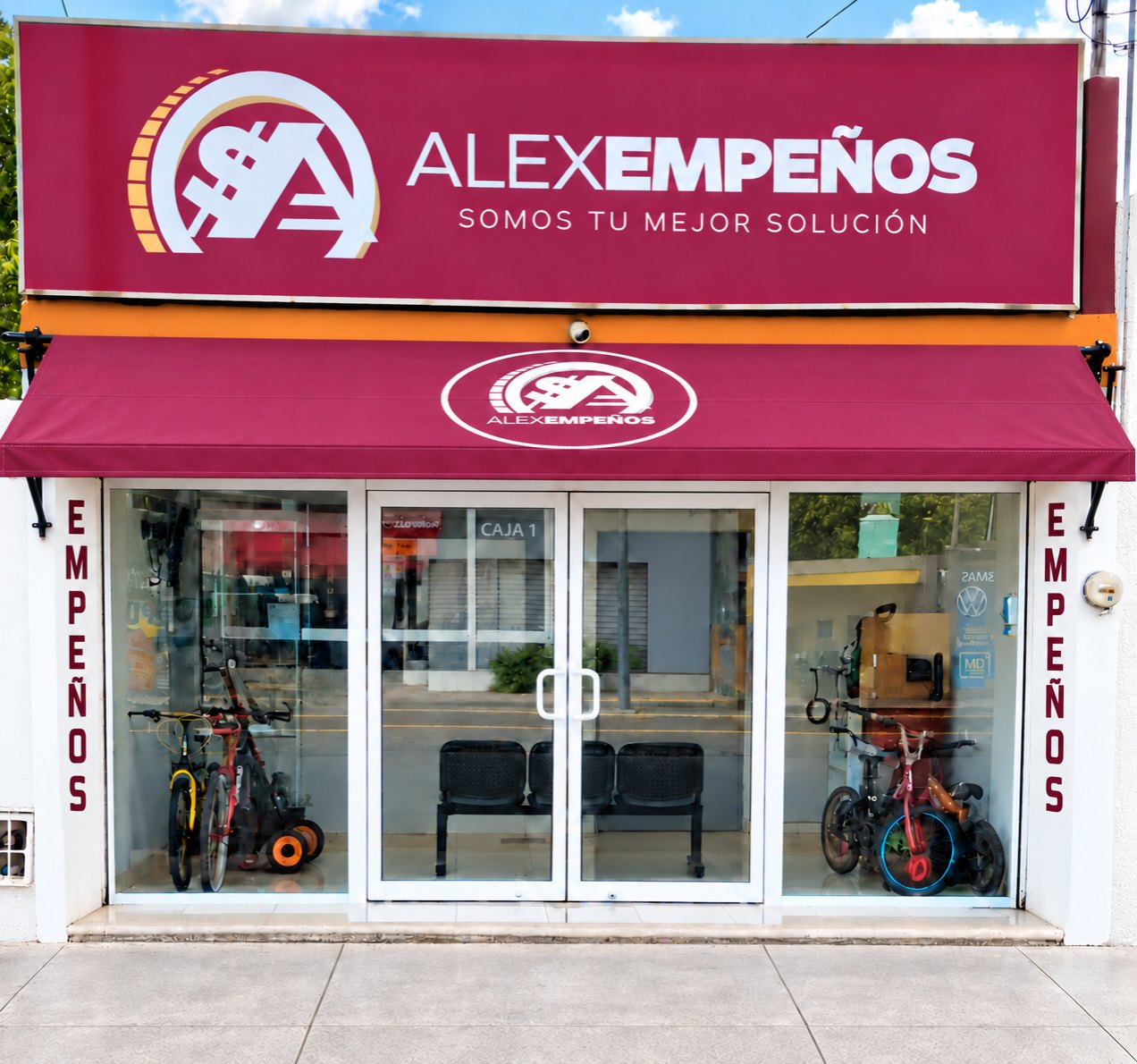 Fachada de Alex Empeños Sucursal María Luisa